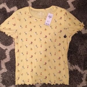 Yellow Hollister Top